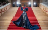Aishwarya Rai Cannes 2026 blue gown red carpet return.