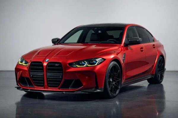 BMW M3 CS Handschalter manual rear-wheel drive sendoff for sixth-generation M3.