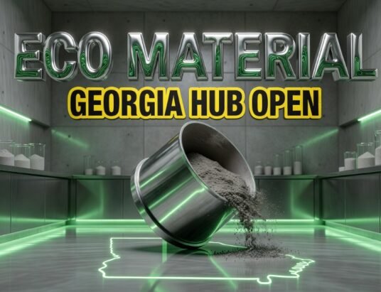 eco material georgia pilot plant cementitious lab expansion