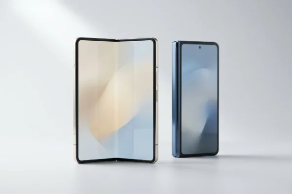 Galaxy Z Fold 8 wide design versus narrow Fold 8 Ultra leaked comparison.