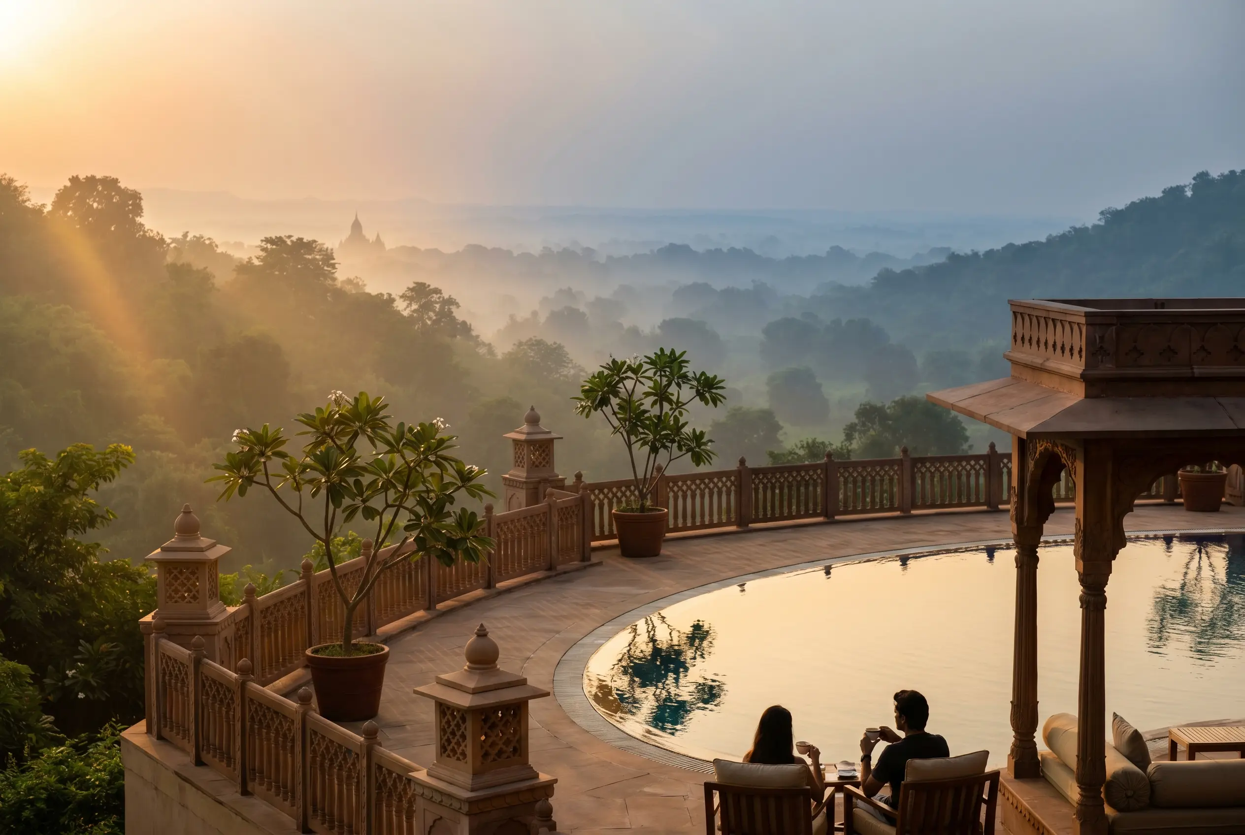 India luxury hotels domestic summer travel demand surge at hill station resorts.