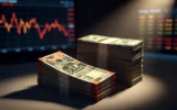 Indian rupee record low against US dollar amid Middle East oil shock pressure.