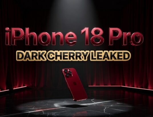 iphone 18 pro dark cherry colour leak 2026