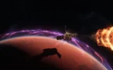 MAVEN detects Zwan-Wolf plasma effect deep in Mars atmosphere during solar storm.