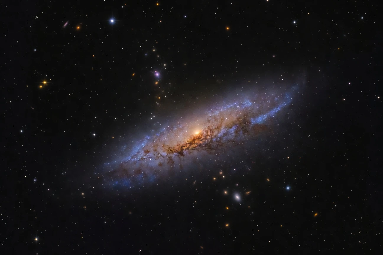 NGC 1266 lenticular galaxy Hubble image showing post-starburst quenching and dust lanes.