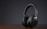 Sony 1000X The Collexion premium anniversary headphones in black stainless steel.