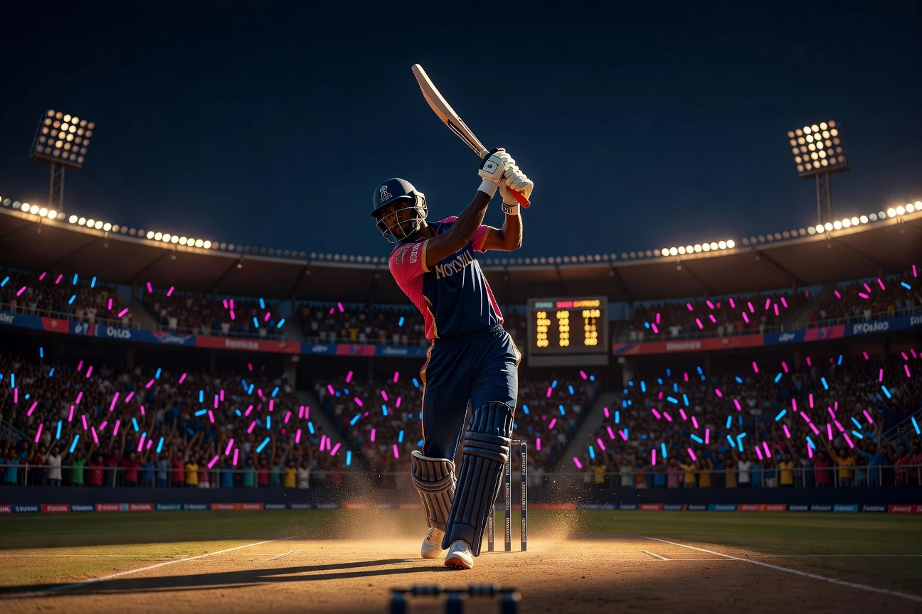 Vaibhav Sooryavanshi 93 vs Lucknow Super Giants IPL Jaipur record powerplay knock.