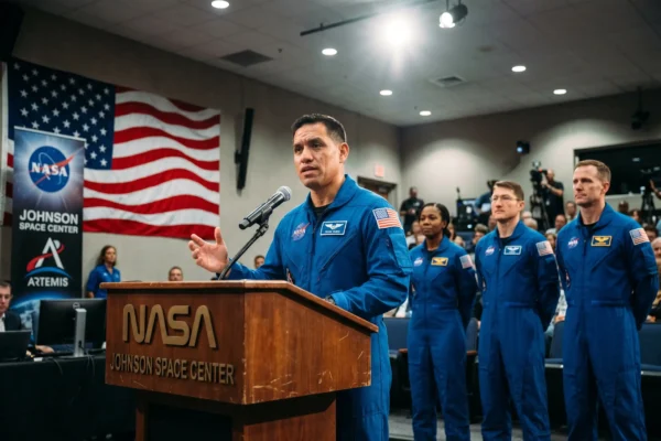 Artemis III crew members named at Johnson Space Center