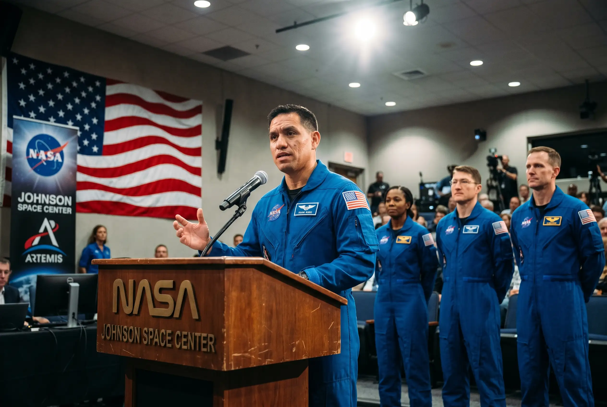 Artemis III crew members named at Johnson Space Center