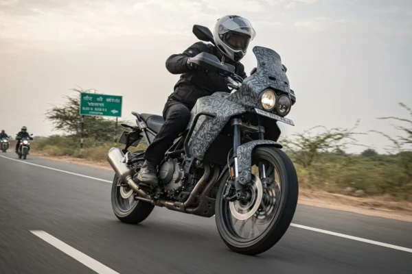 Bajaj adventure bike spotted testing in India ahead of a 2026 dual-sport launch.