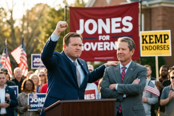 Brian Kemp endorses Burt Jones for Georgia governor