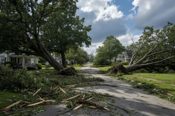 Chickamauga Georgia severe storm toppled oldest trees