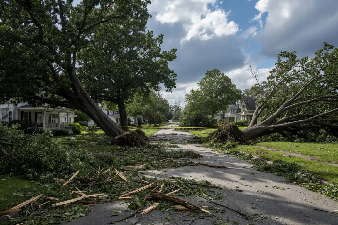 Chickamauga Georgia severe storm toppled oldest trees