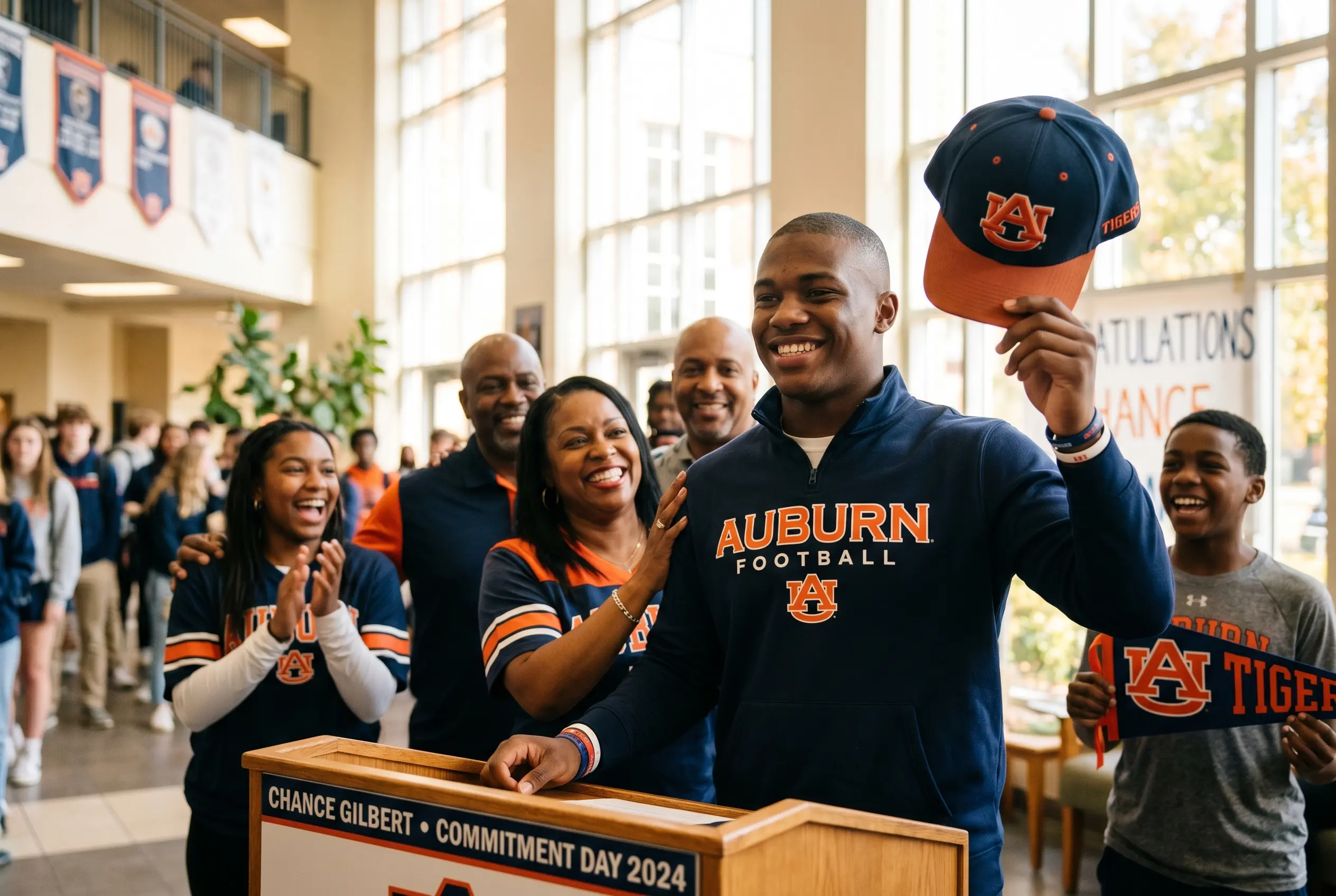 Four-star safety Chance Gilbert commits to Auburn