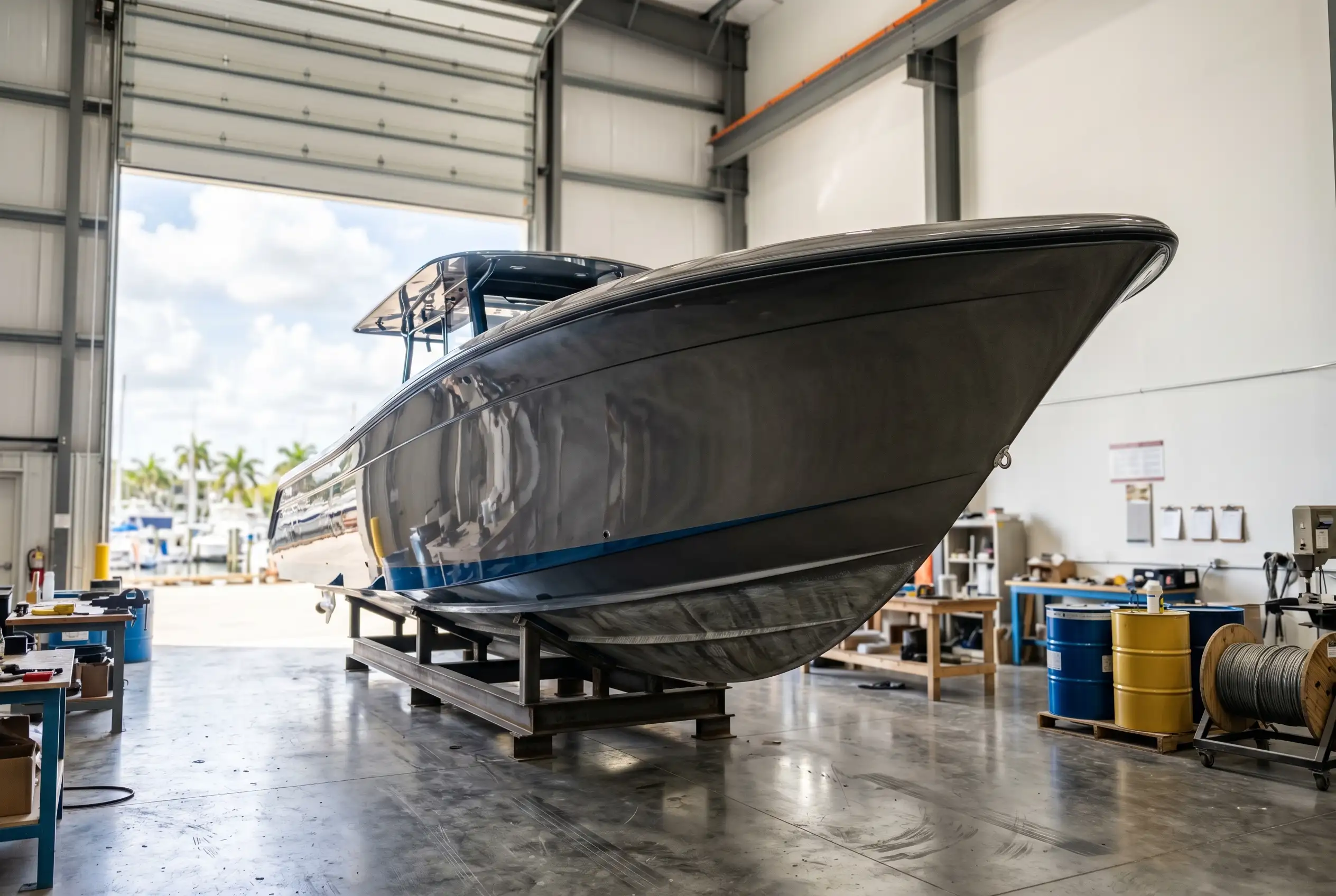 Georgia boat manufacturer relocating to South Florida marine cluster in Medley near Miami.