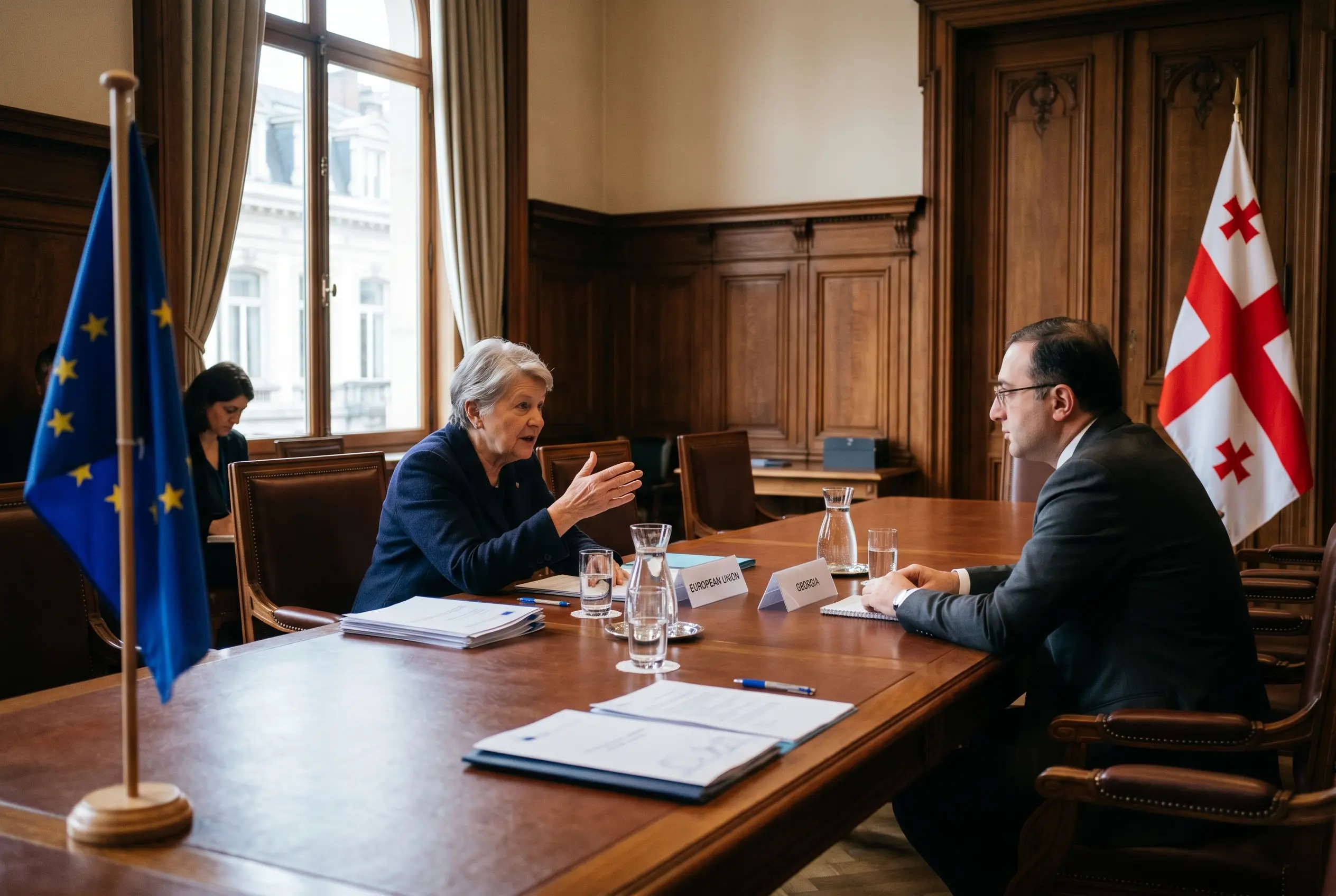 Georgia EU visa dialogue Brussels meeting