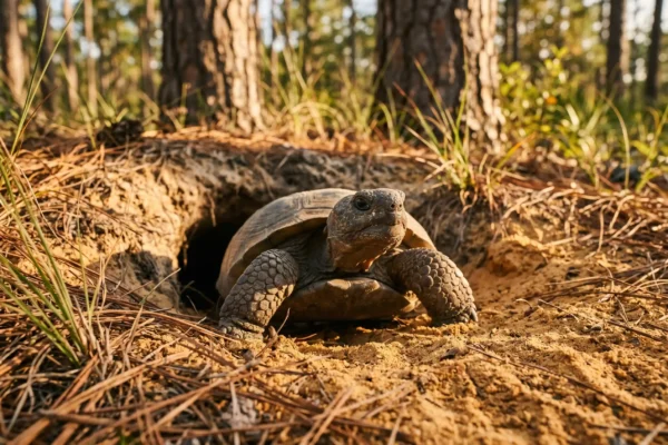 Georgia protected species gopher tortoise pine flatwoods