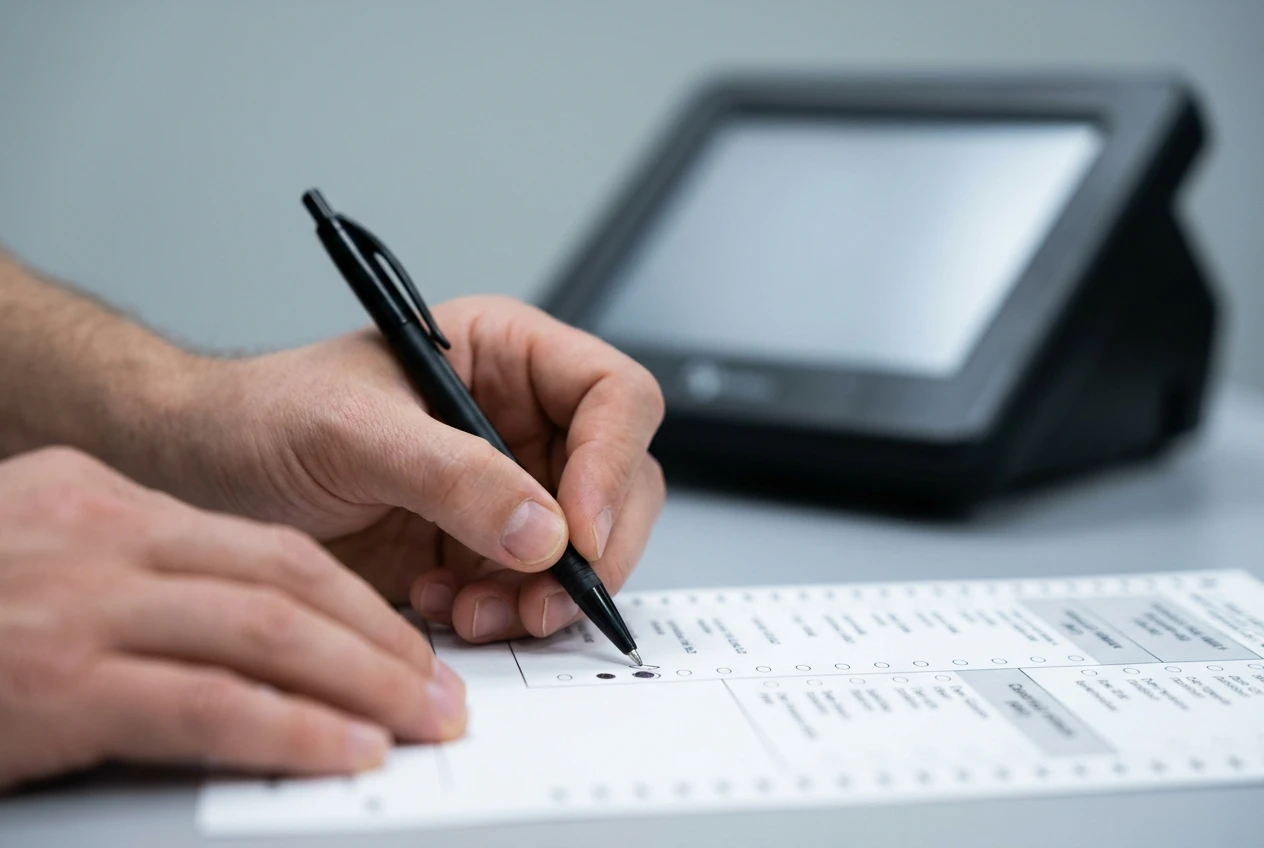 Georgia State Election Board approves hand-marked ballot resolution before July QR code deadline.