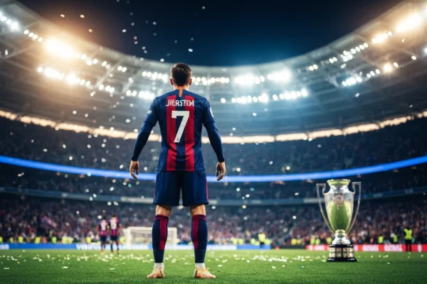 Kvaratskhelia named Champions League Player of the Season for PSG title defense.