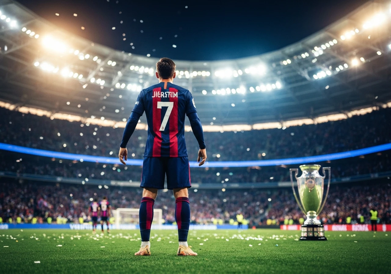 Kvaratskhelia named Champions League Player of the Season for PSG title defense.