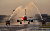 Norwegian airline Copenhagen to Tbilisi direct inaugural flight
