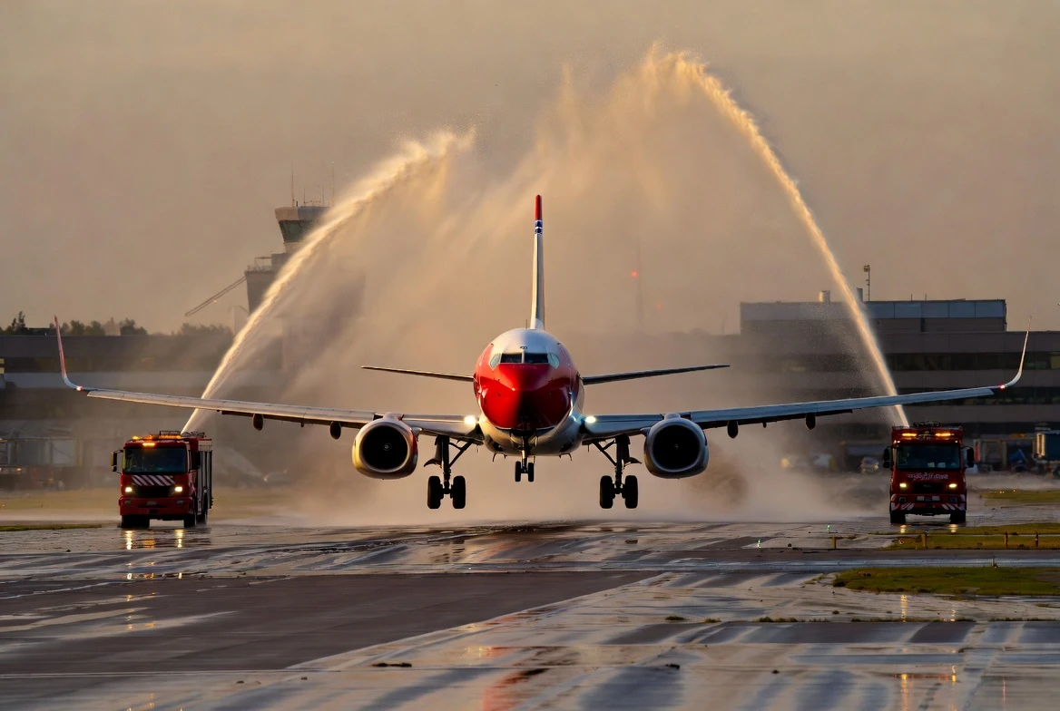 Norwegian airline Copenhagen to Tbilisi direct inaugural flight