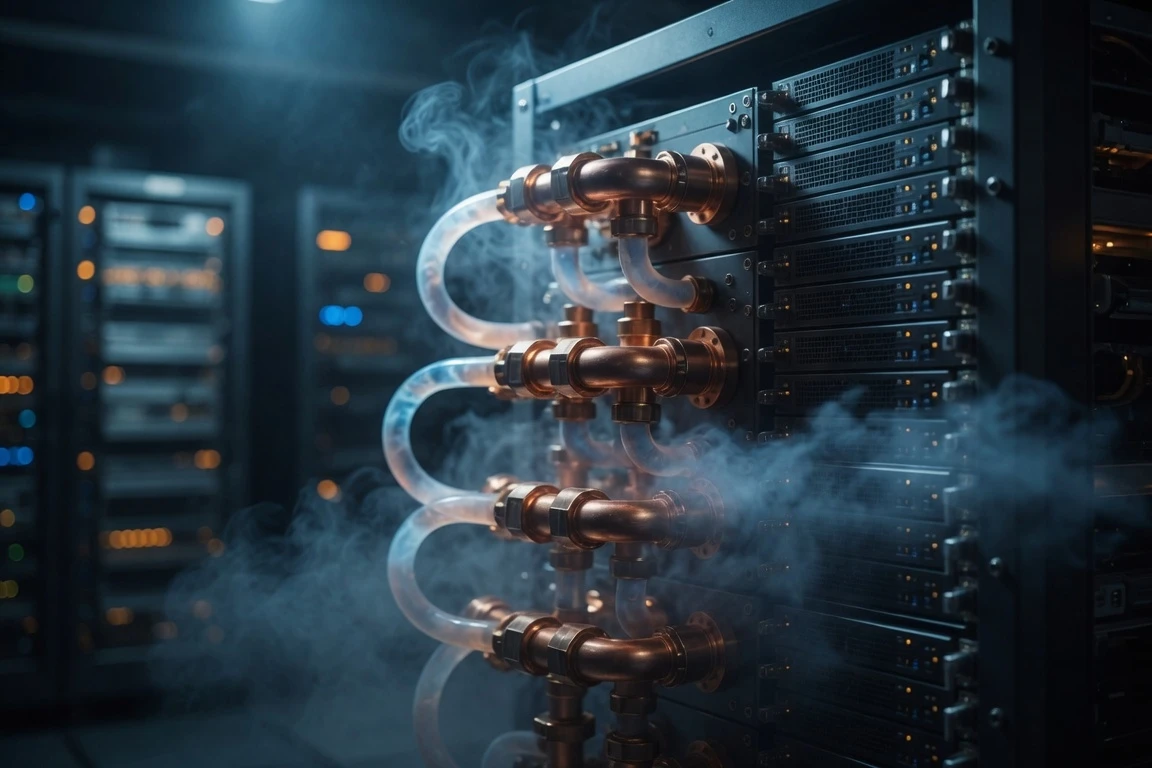 Nvidia 45°C liquid cooling AI data center water