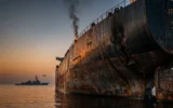 Oil prices climb as U.S. forces disable Iran-bound tanker near Strait of Hormuz.