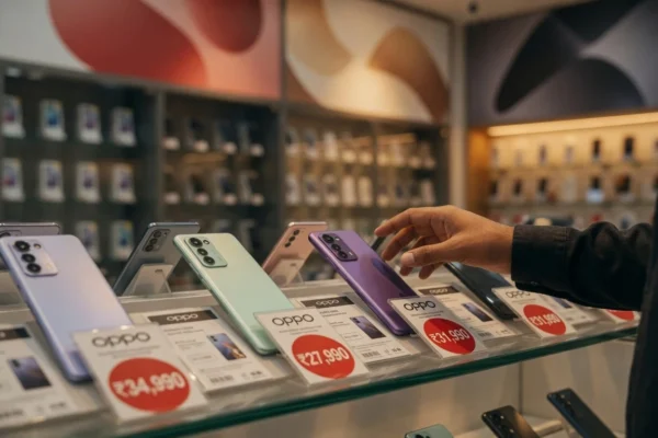 OPPO India smartphone price hike retail shelf