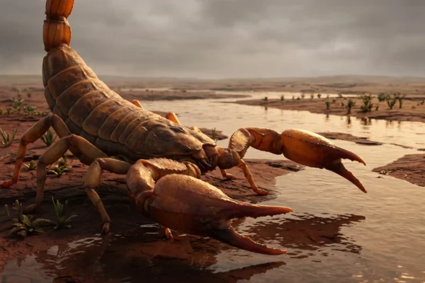 Praearcturus gigas world's largest scorpion 415 million years Britain fossil