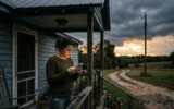Rural Georgia power outage data and weather forecast