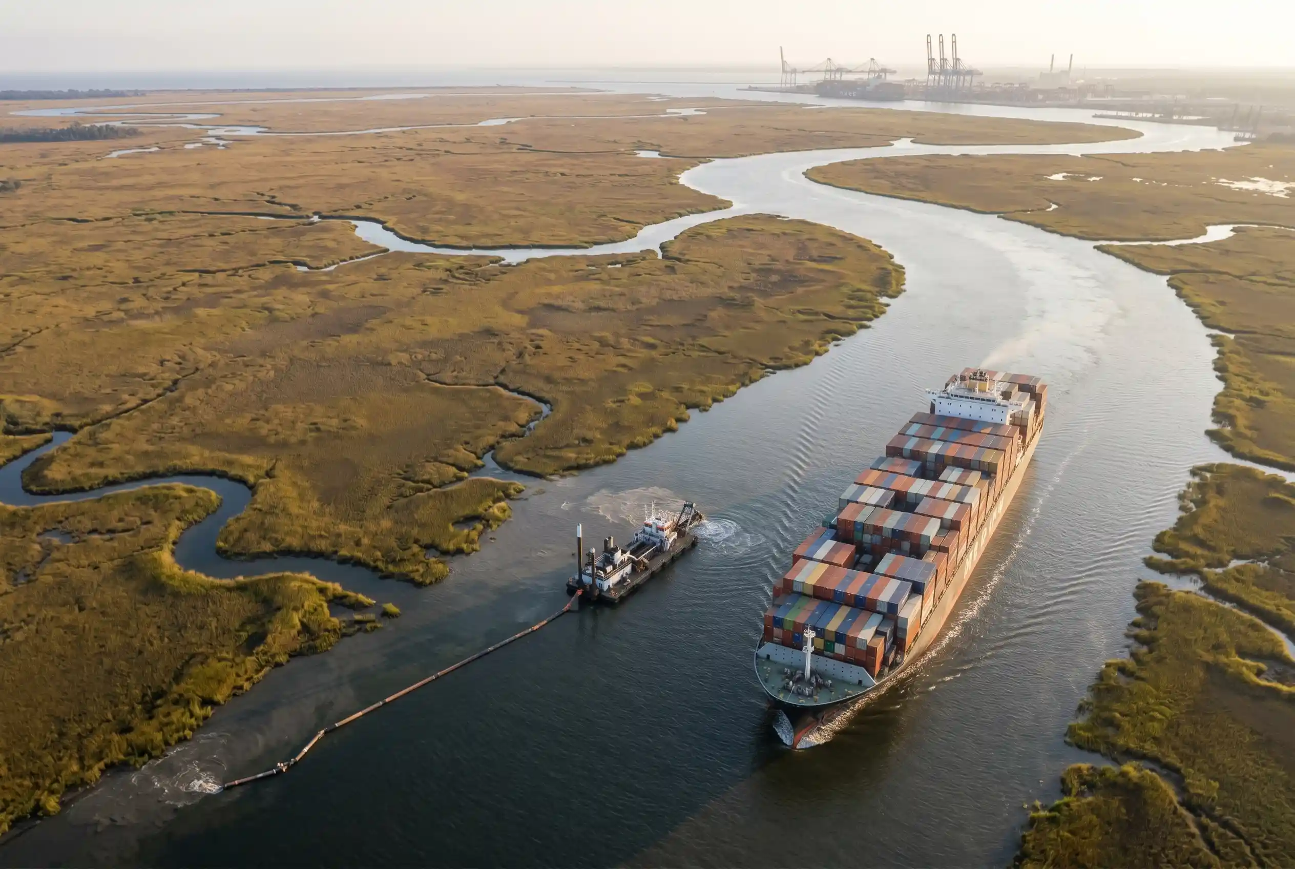 Savannah Harbor deepening study targets bigger container ships on the US East Coast.