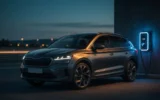 Skoda Peaq seven-seat electric SUV at launch