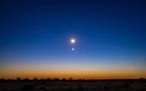 Venus Jupiter conjunction June 9 2026 western evening sky