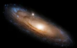 Andromeda galaxy star formation decline Hubble map middle age