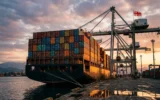 Georgia country exports June 2026 petroleum surge container ship