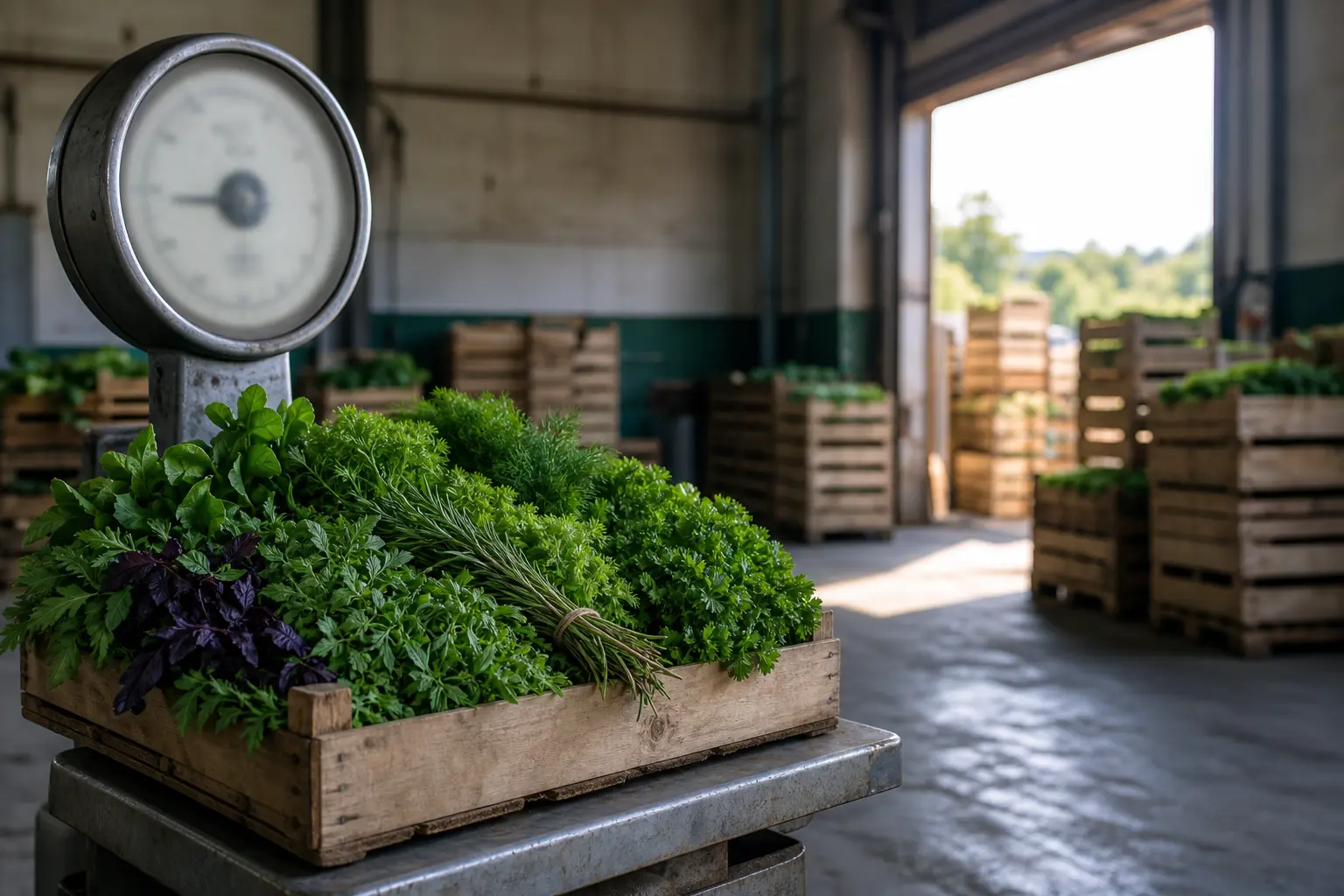 Georgia fresh herb export earnings climb on rising kilogram prices