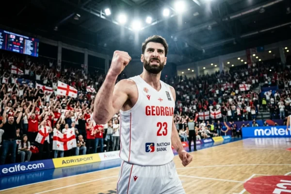 Georgia Spain FIBA World Cup qualifier overtime Tbilisi