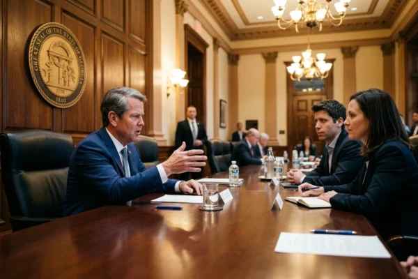 Gov Brian Kemp meets OpenAI and Georgia Power