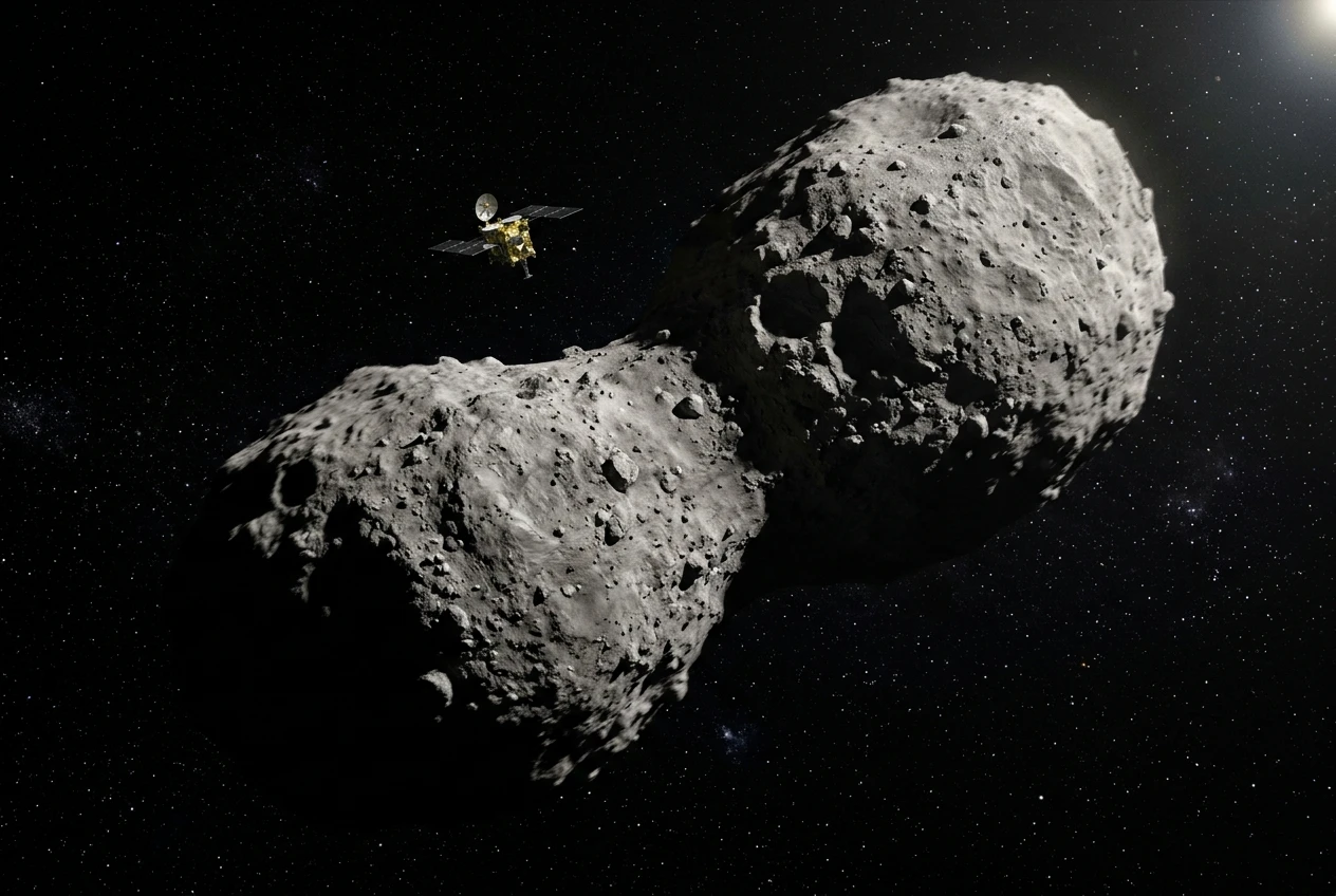 Hayabusa2 Torifune flyby contact binary confirmation