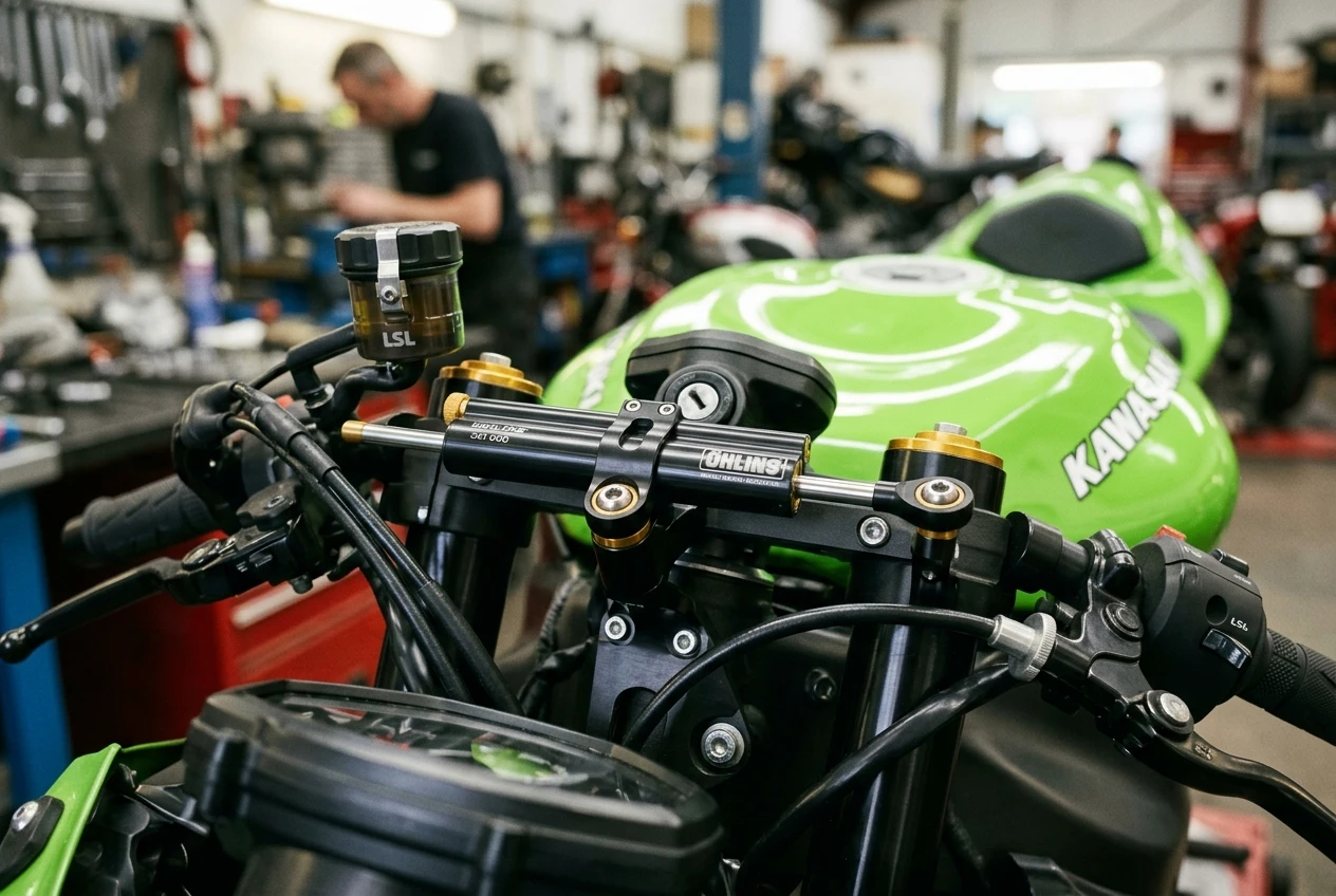 Kawasaki Ninja ZX-6R free Ohlins steering damper offer