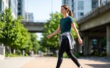 lymphatic walking posture arm swing daily outdoor steps