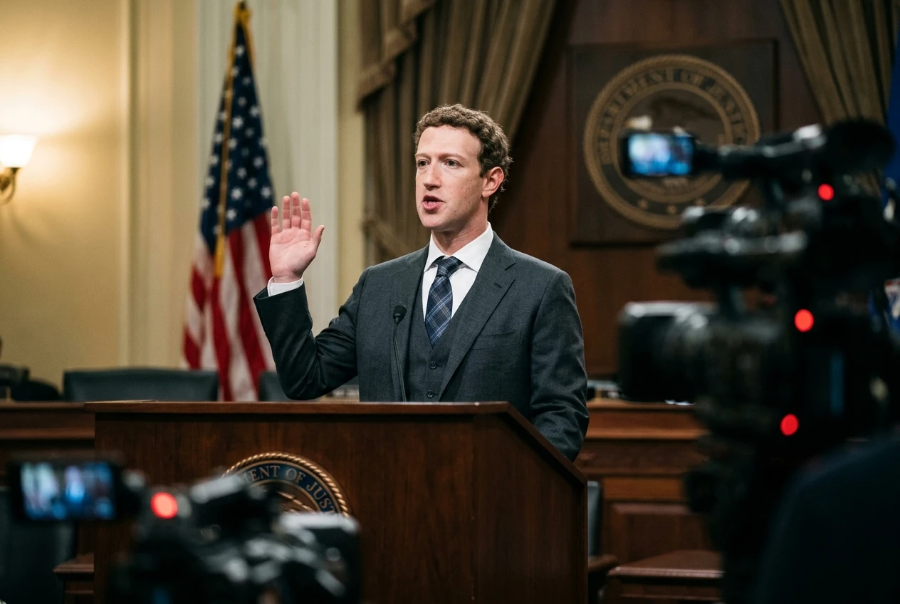 Mark Zuckerberg Meta $1.4 trillion youth safety trial testimony