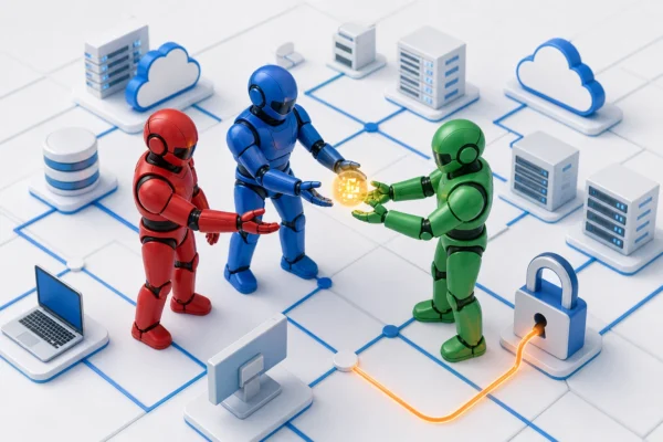 Microsoft Project Perception AI security agents red blue green