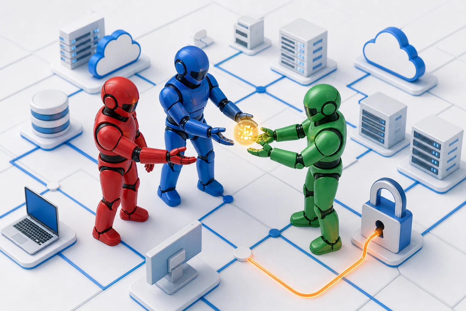 Microsoft Project Perception AI security agents red blue green