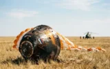 NASA astronaut Chris Williams Soyuz MS-28 Kazakhstan landing