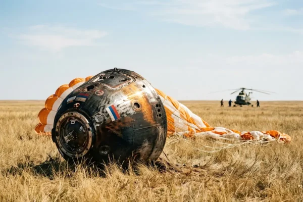 NASA astronaut Chris Williams Soyuz MS-28 Kazakhstan landing