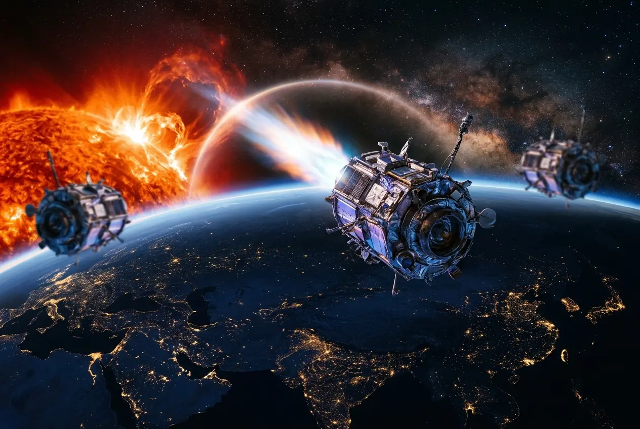 orbital storm wall solar storm defense proposal