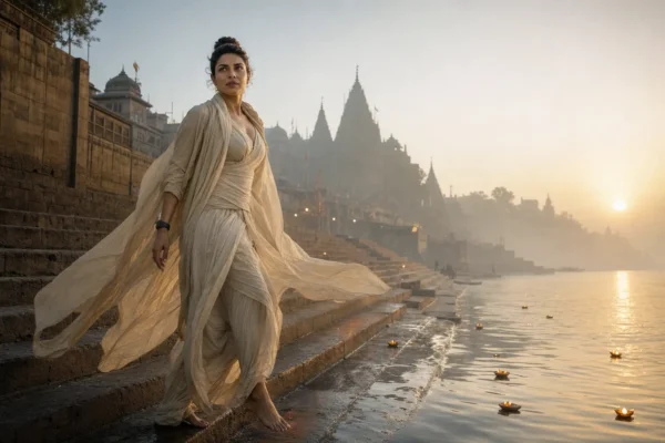 Priyanka Chopra Jonas Varanasi Mandakini first look birthday images