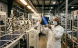 Qcells Cartersville solar cell factory production line milestone
